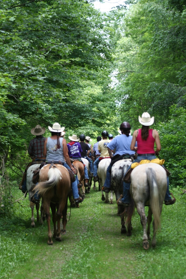 riding the Pat McGee trail