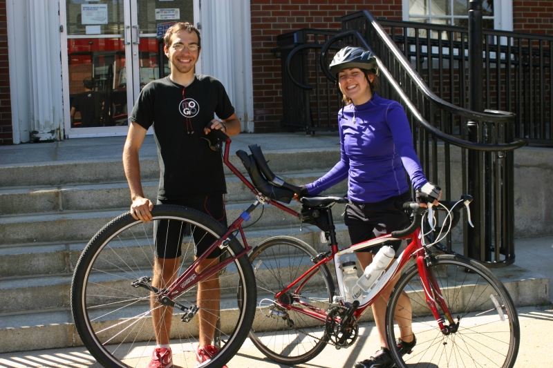 Picture of Bob and Laura from BobAcrossAmerica.com in Little Valley, NY