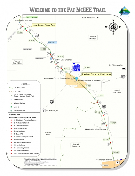 Preview of the Pat McGee Trail Map