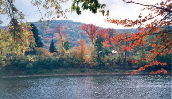 View from the Allegheny River Valley Trail