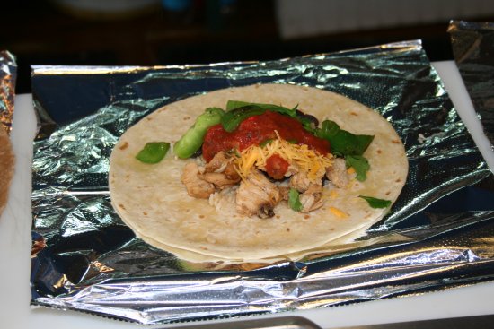 Delicious locally produced burrito!