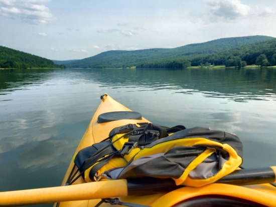 kayaking at Allegany State Park