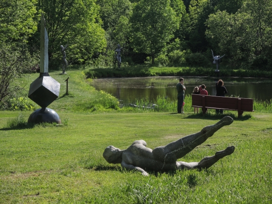 lake at Griffis Sculpture Park
