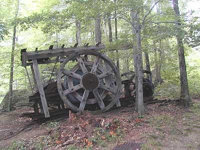 An old Pump Jack located at Rock City Park
