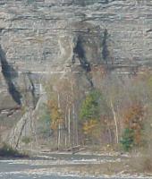 Autumn Fishing in Cattaraugus Creek, Gowanda, New York