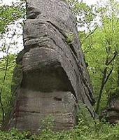 What do you see? A Face In The Rock?