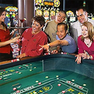 Having fun at the Casino