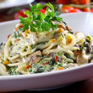 Photo of a pasta salad at Chef's Bistro Restaurant