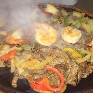 Steak and Shrimp Fajita at El Mariachi, Olean, NY