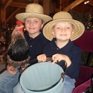 Boys having fun at Mystic Hill Olde Barn