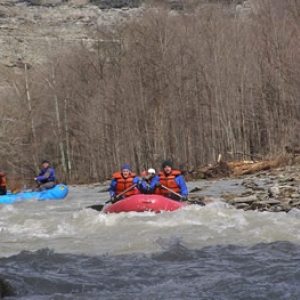 Rafting the Cattaraugus Creek