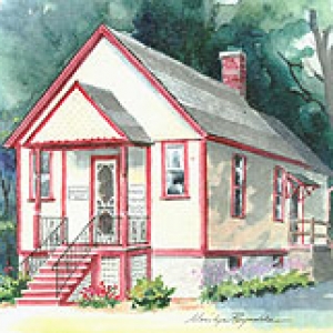 Painting of Portville Historical & Preservation Society
