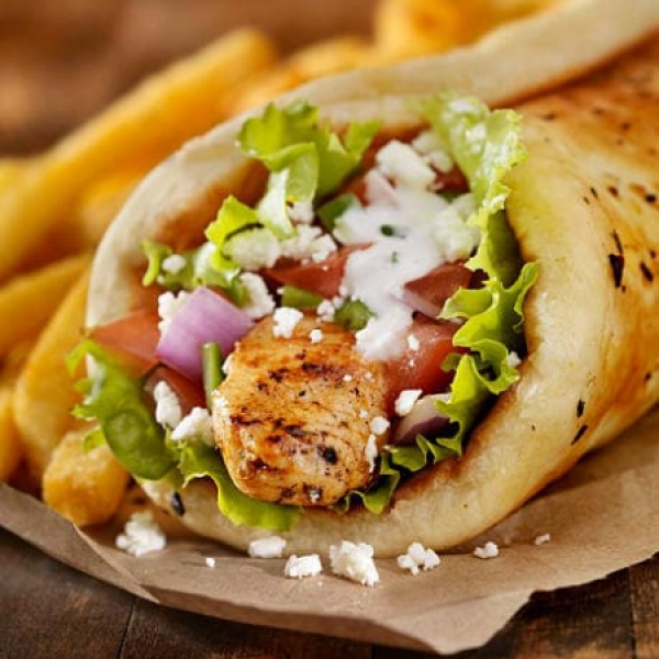 Chicken Souvlaki Sandwich