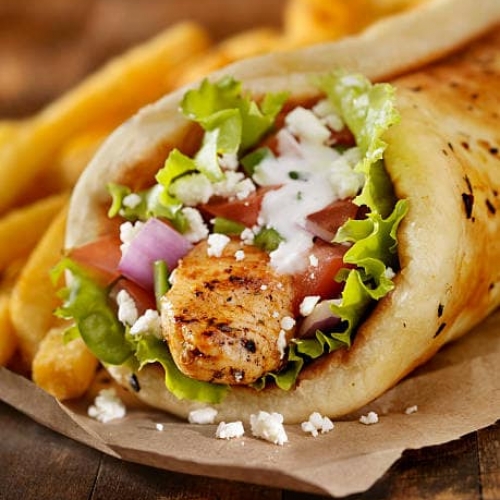 Chicken Souvlaki Sandwich