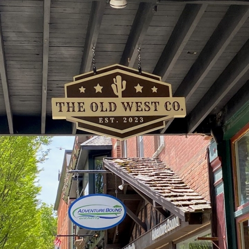 Photo of The Old West Co. sign