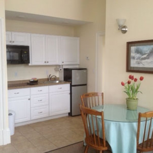 kitchenette at the Inn