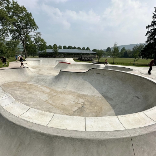 Photo of skatepark at Ellicottville Park