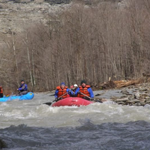 Rafting the Cattaraugus Creek