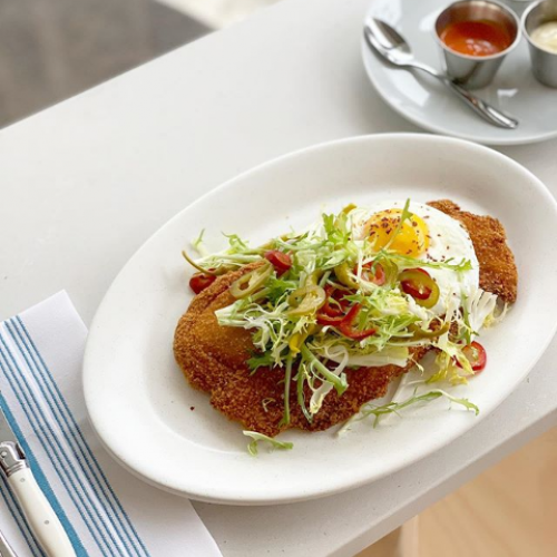 Chicken Schnitzel Brunch