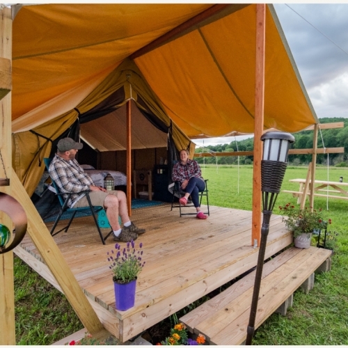 Photo of safari tent at Good-Natured Glamping